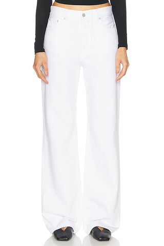 Haikure Korea Straight Leg Jeans in Optical White - White. Size 30 (also in ). | FWRD 