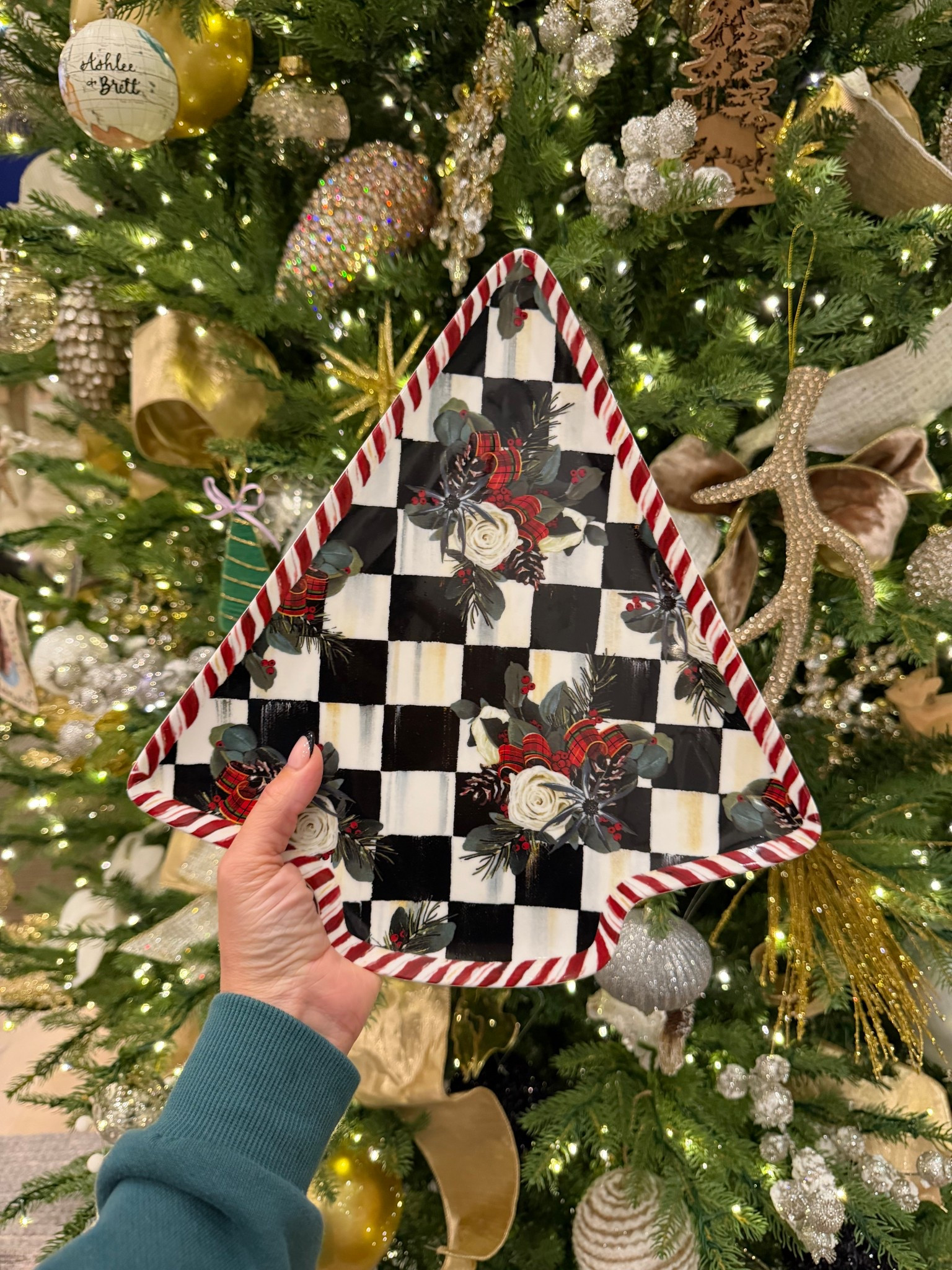 I got this Mackenzie Childs Christmas tree cookie plate! It’s currently 40% off!! 

#LTKSaleAlert #LTKHoliday #LTKSeasonal