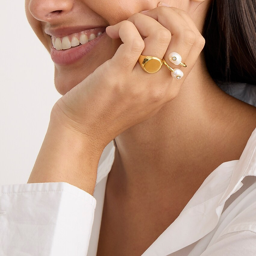 Pearl bypass ring | J. Crew US