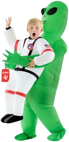 Morph Kids Astronaut Inflatable Alien Costume, Blow Up Alien Outfit, Boys Halloween Costume, Hall... | Amazon (US)