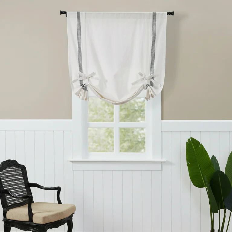 Better Homes & Gardens Light Filtering Cotton Balloon Shade, Ivory, 42" x 63" | Walmart (US)