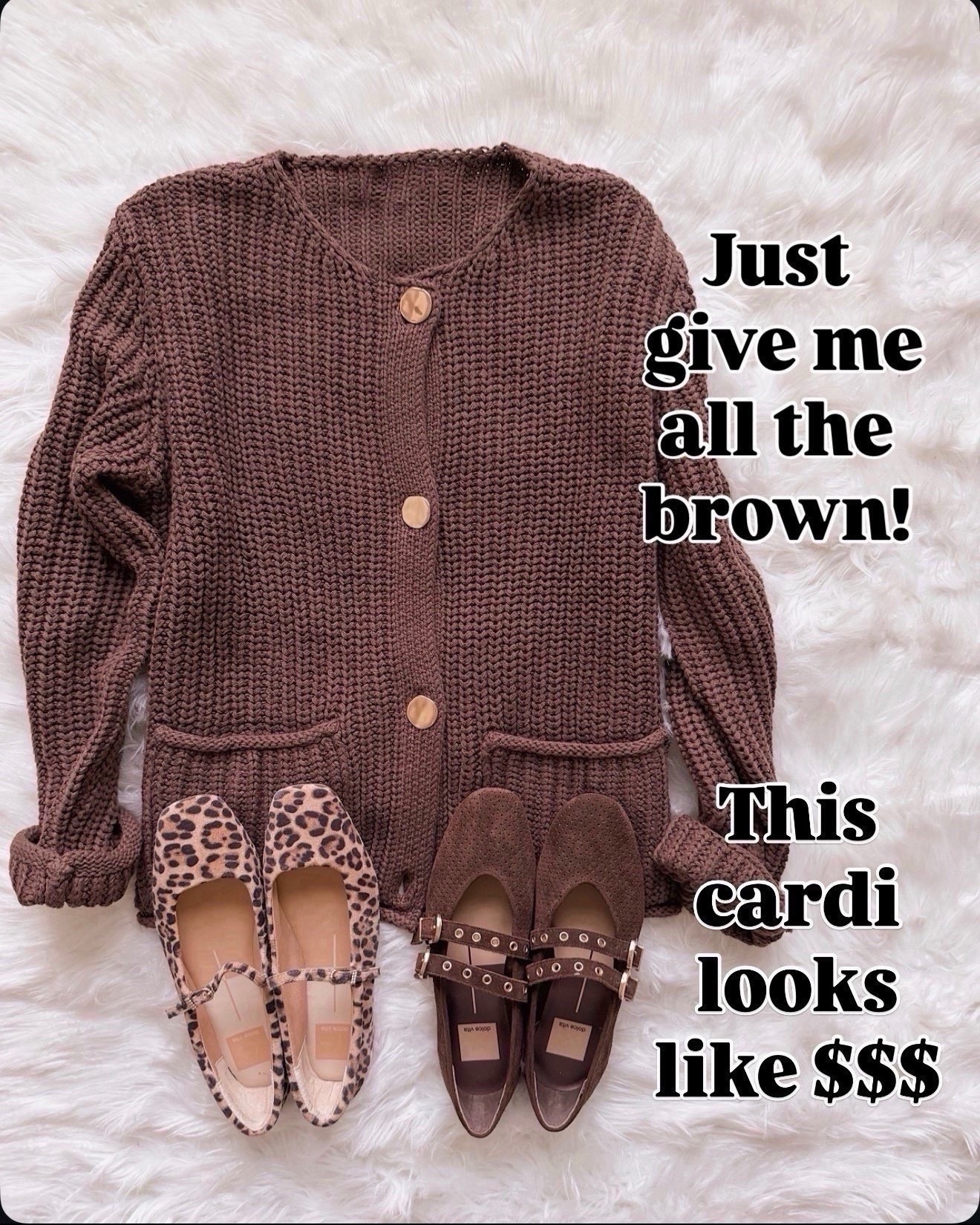 This cardigan feels way more expensive than it is. The color is rich, the knit lays perfectly and it styles just as easily with jeans as it does with wide leg pants.

brown chunky cardigan, affordable winter layers, cozy knit outfit, neutral wardrobe staple, elevated casual style, amazon fashion find



#LTKSeasonal #LTKootd #LTKOver40