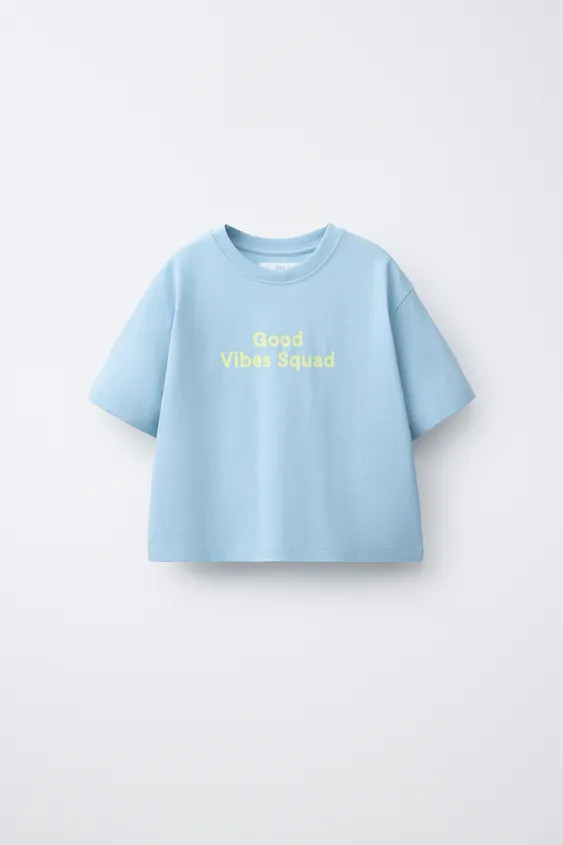 TEXT PRINT T-SHIRT | Zara US