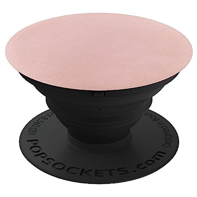 PopSockets: Collapsible Grip & Stand for Phones and Tablets - Rose Gold Aluminum | Amazon (US)