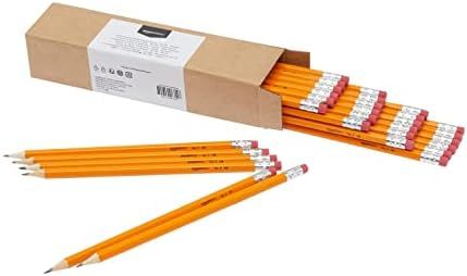 AmazonBasics Pre-sharpened Wood Cased #2 HB Pencils, 30 Pack | Amazon (CA)