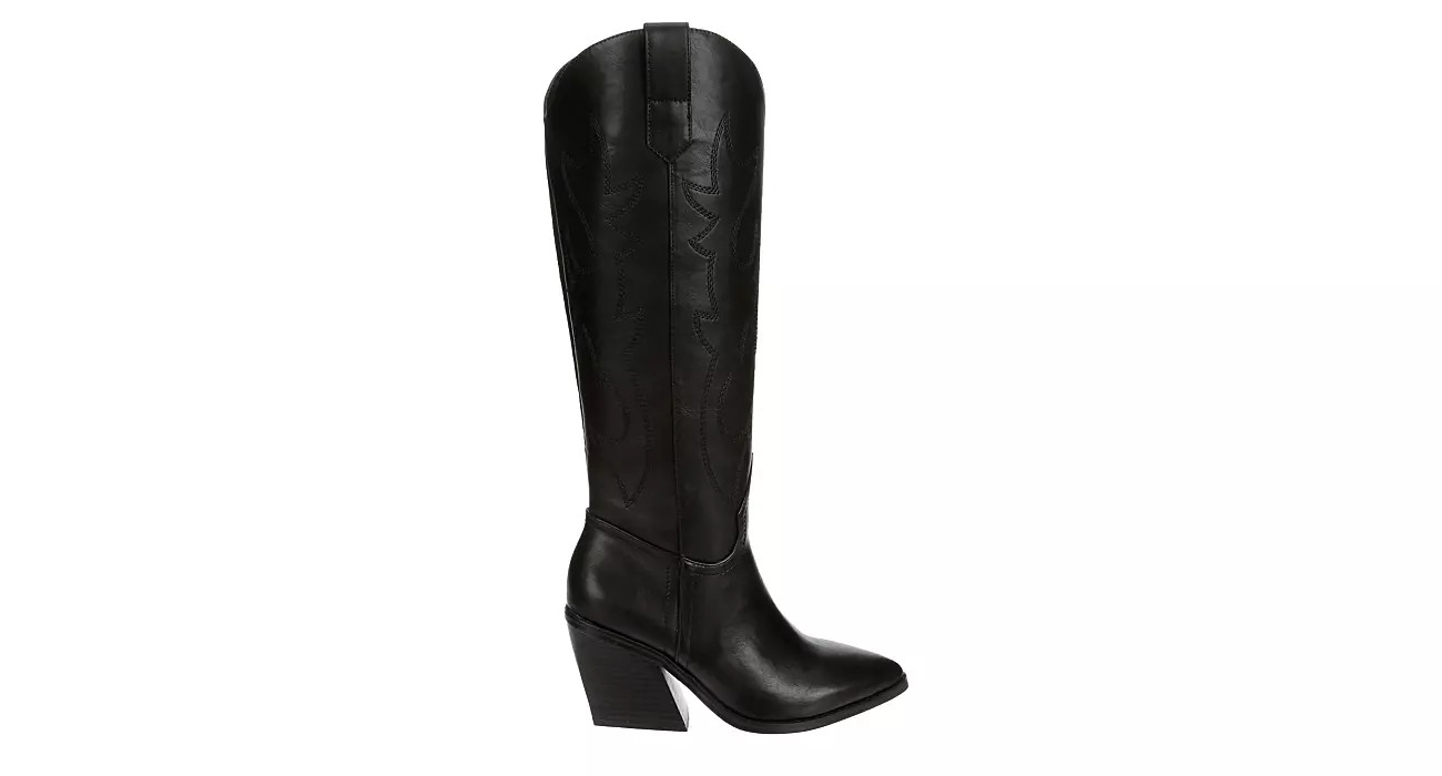 Madden Girl Womens Arizona Western Boot - Black | Rack Room Shoes