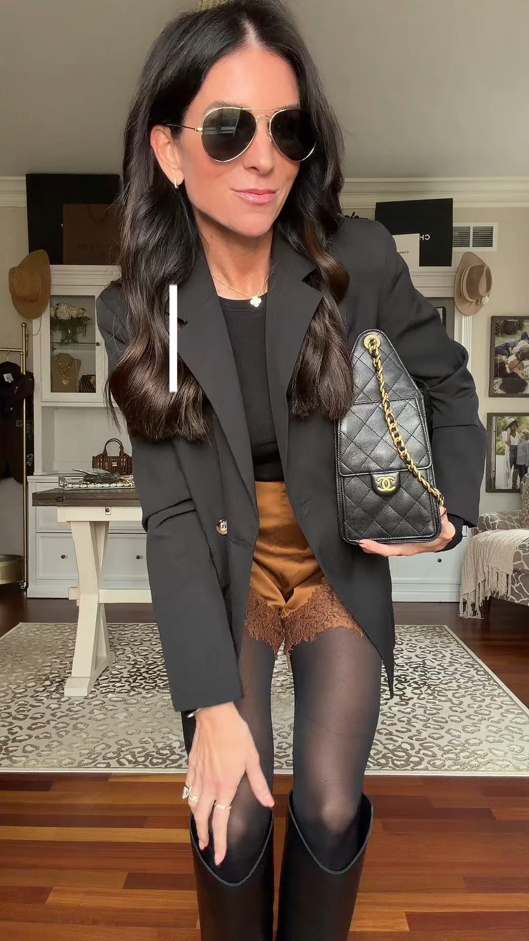 Loving this lace shorts trend!
Thanksgiving outfit idea
Wearing a small in all 

#LTKHoliday #LTKSeasonal #LTKFindsUnder50