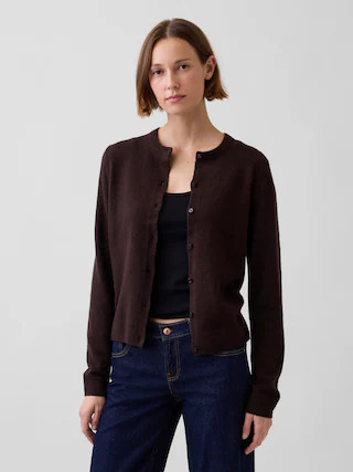 CashSoft Crop Cardigan | Gap (US)