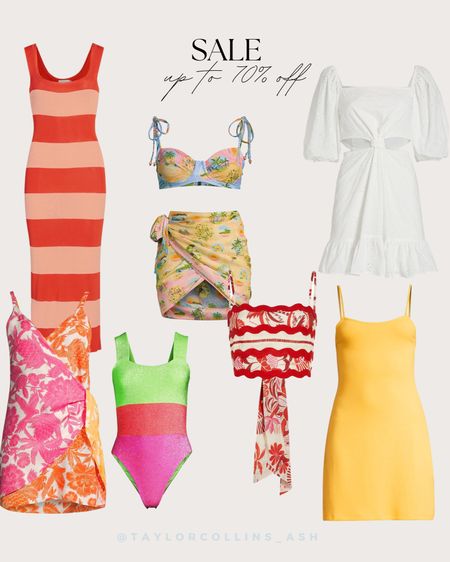 Saks summer vacation looks on sale! 

Farm rio
Swimsuit set 
Bikini
Beach riot one piece 
Mini dress
Summer dress 
Maxi dress 
Crop top 

#LTKswim #LTKSeasonal #LTKsalealert