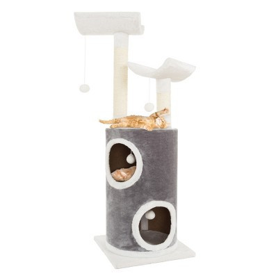 PETMAKER 45in Cat Tree with Kitty Condo, Gray | Target