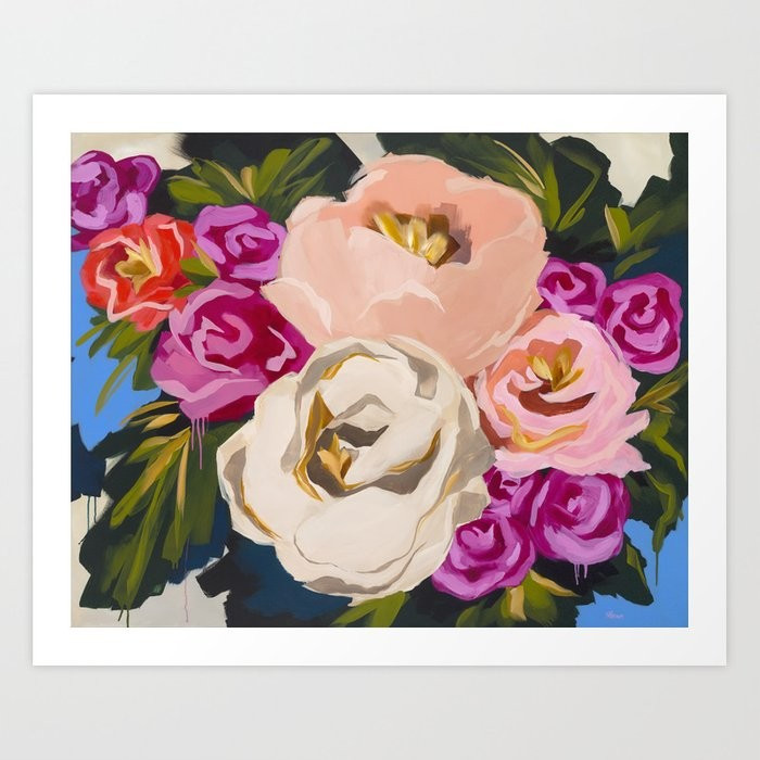 Kentucky Rose Art Print | Society6