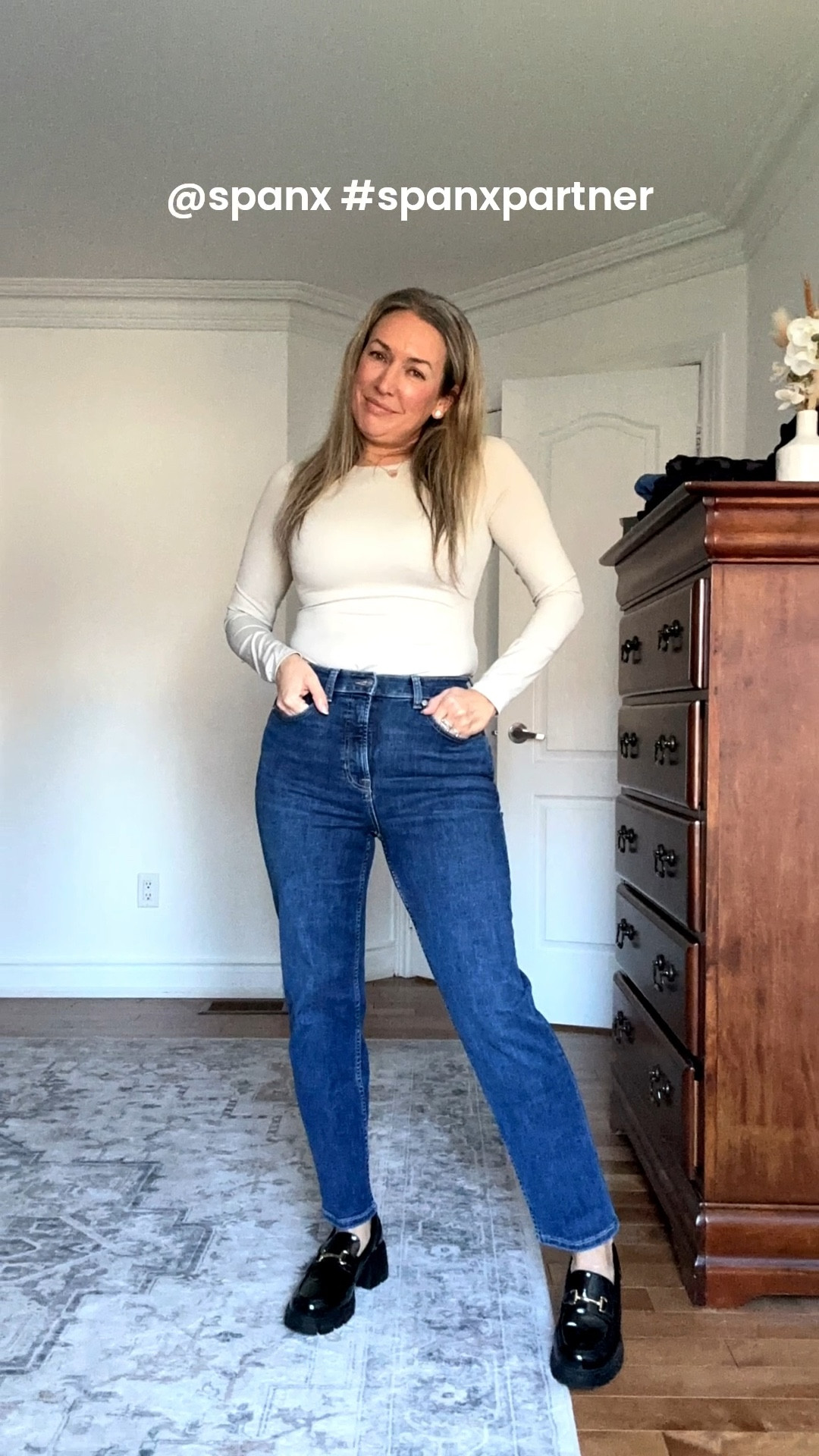 SPANX® is having the sale of the season - and it's big. Shop 30% off sitewide! If there’s ever a time to grab a Spanx set, it’s right now — and here’s what I’m loving. @spanx #SPANXPARTNER 

The Air Essentials half-zip in timeless navy truly goes with everything, and it looks especially good with the matching wide-leg pants. It comes in some of the trendiest colours, including the new truffle brown.

The Redefine Slim Straight Jeans give the perfect amount of shaping and comfort, and I love pairing them with the jersey crewneck long sleeve — it’s smooth, soft, and honestly feels like second skin.

And don’t sleep on the Booty Boost leggings. They’re flattering, stretchy, and made from high-quality fabric that holds you in without feeling tight.

You can find all the details in my LTK, and don’t forget to check out the Black Friday and Cyber Monday deals happening now.

#LTKwinter #LTKcanada #LTKsale