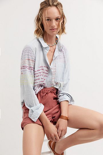 Pilcro The Cate Classic Buttondown | Anthropologie (US)