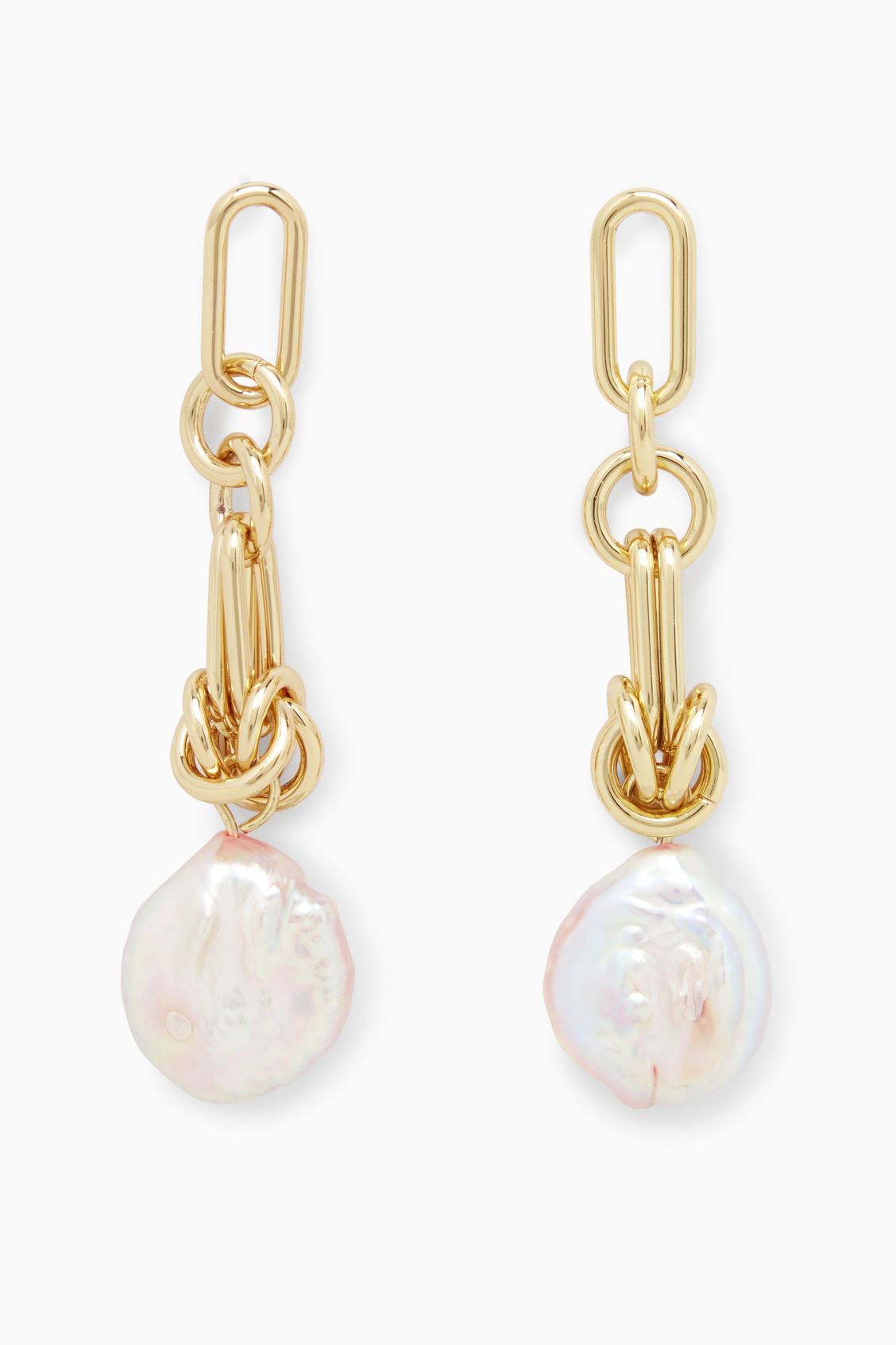 KNOTTED PEARL EARRINGS | COS UK