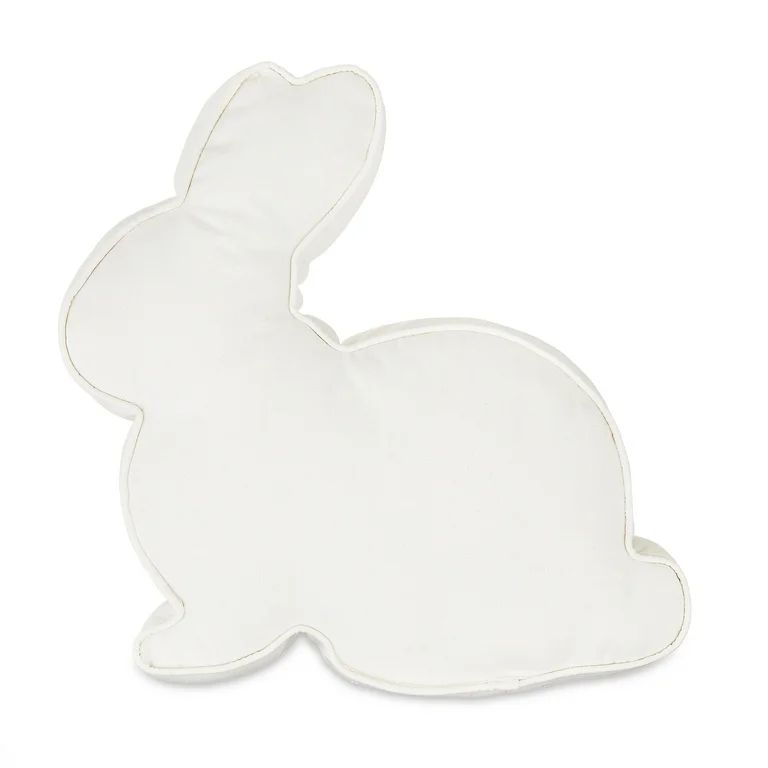 Easter Floral Bunny Pillow 13 in x 14 in, by Way To Celebrate | Walmart (US)
