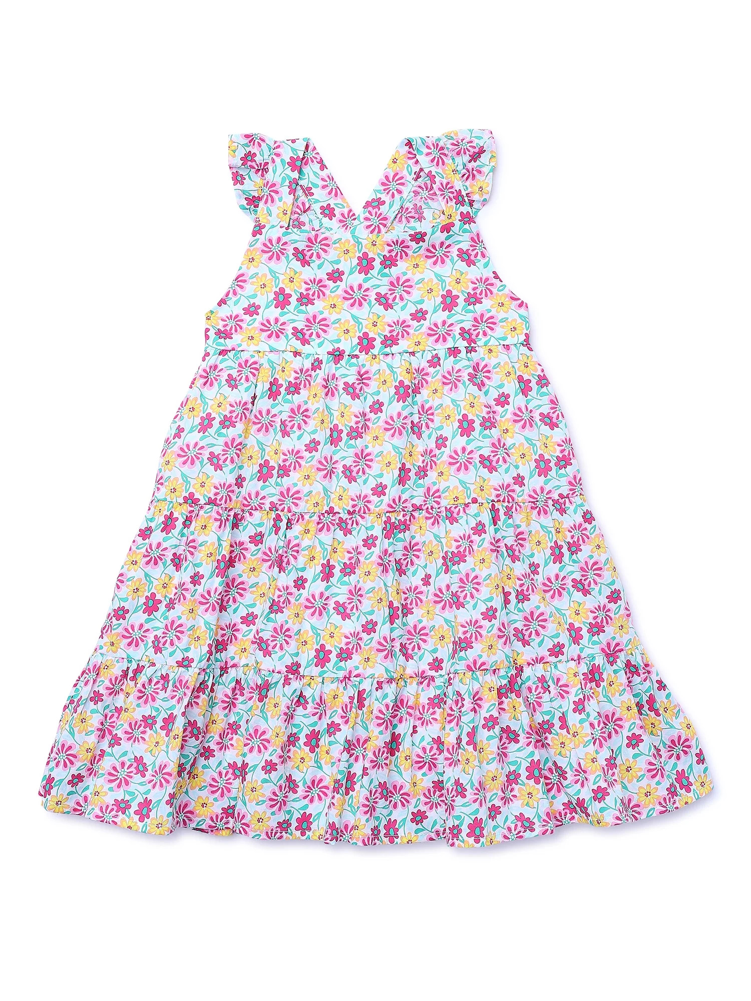 Wonder Nation Toddler Girls Tank Dress, Sizes 12M-5T | Walmart (US)