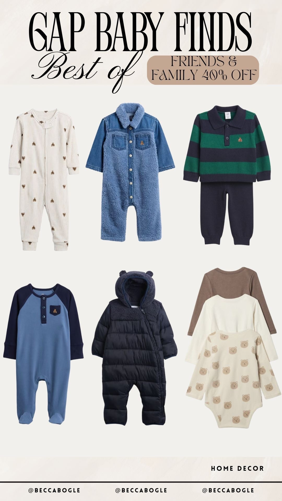 Gap friends and family up to 40% off no code needed, baby boy clothes , baby outfits 

#LTKSeasonal #LTKFamily #LTKBaby