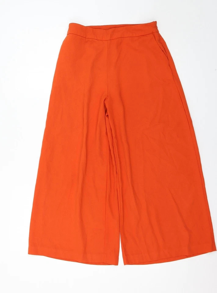 Primark Womens Orange Polyester Trousers Size 8 L23 in Regular | eBay UK