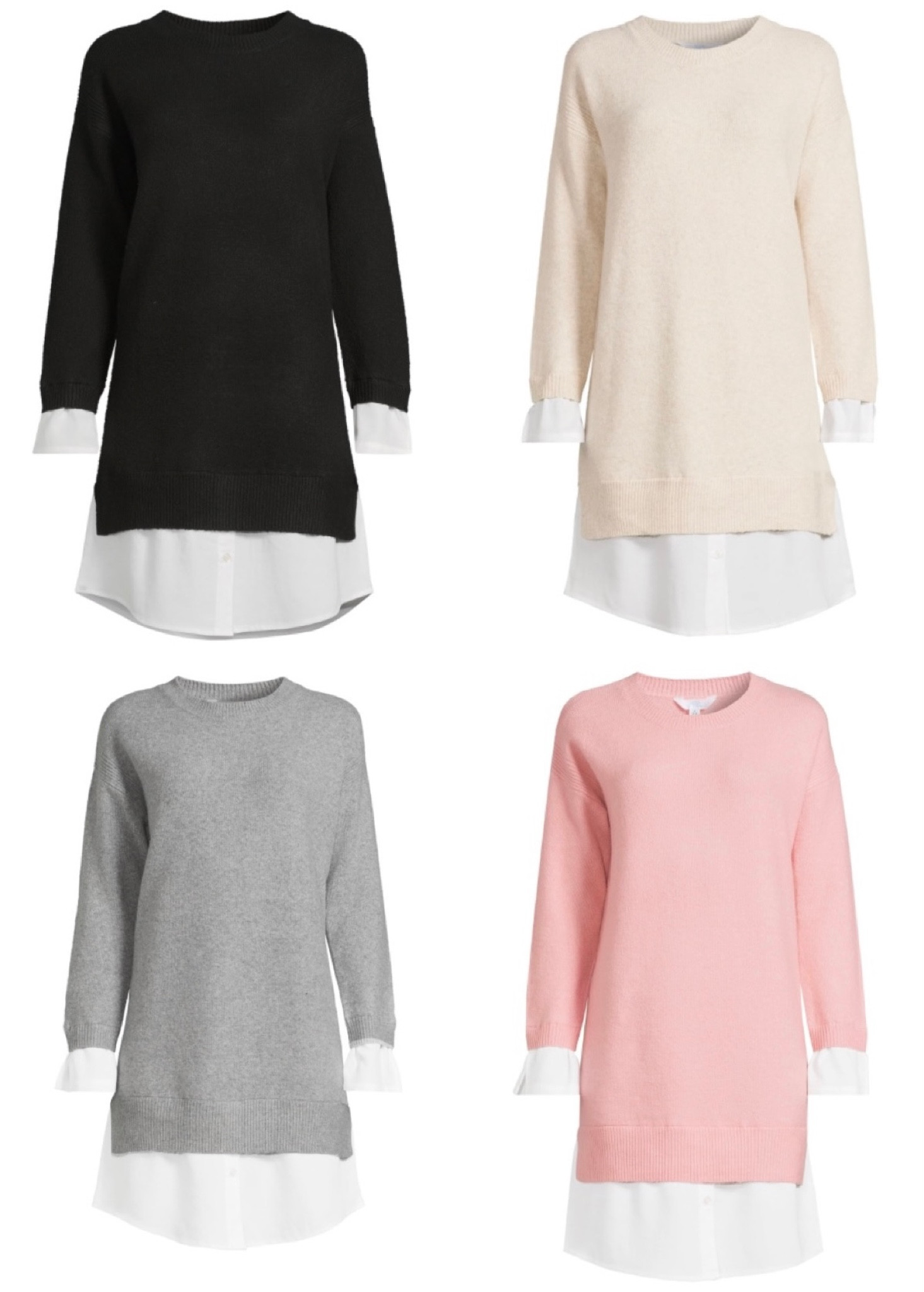 The cutest two for one sweater dresses at Walmart! Walmart time and Tru sweater dress!! Sweater dress! Walmart fashion!!