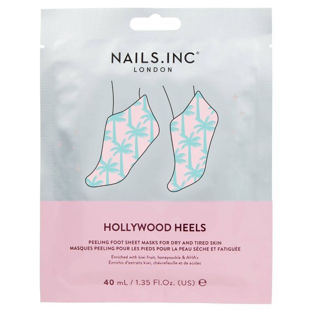 Nails.INC Hollywood Heels Hydrating Foot Mask - 0.6 fl oz | Target