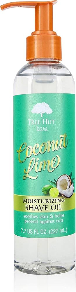 Tree Hut bare Moisturizing Shave Oil, Basic, Coconut-Lime, 7.7 Fl Oz | Amazon (US)
