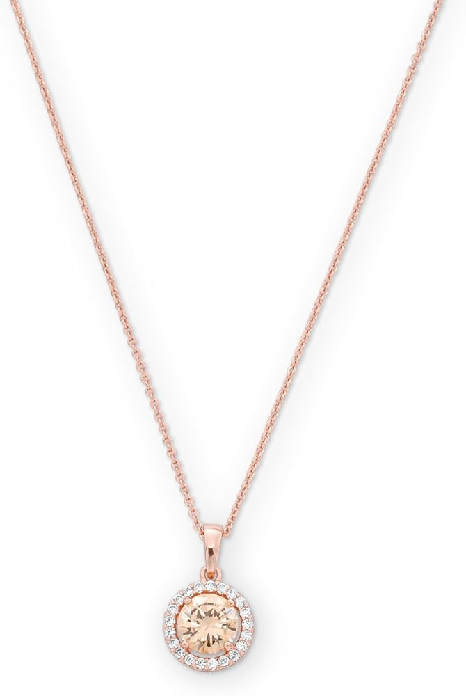 Rocksbox Kate Necklace - Pendant Necklace - Cubic Zirconia - Premium Quality Jewelry - 16" with E... | Amazon (US)