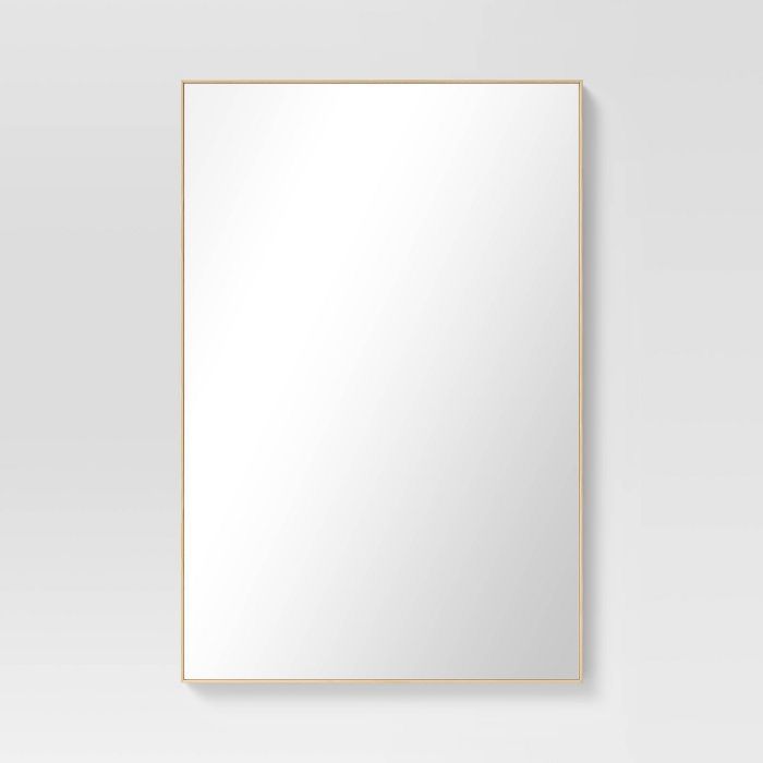 24" x 36" Narrow Border Recycled PS Wall Mirror - Project 62™ | Target