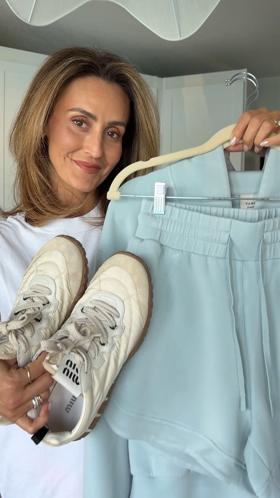 Travel fit 🩵✨ 

Comment TRAVEL and I’ll send you a DM with all of the links to shop 💫 you can always check my stories for direct links, highlights or shop via link in my bio! 

Varley half zip pullover, dolphin hem shortie shorts, Miu Miu sneakers, tom
Ford sunnies, F1 baseball cap, summer travel outfit 

#LTKStyleTip #LTKShoeCrush #LTKTravel