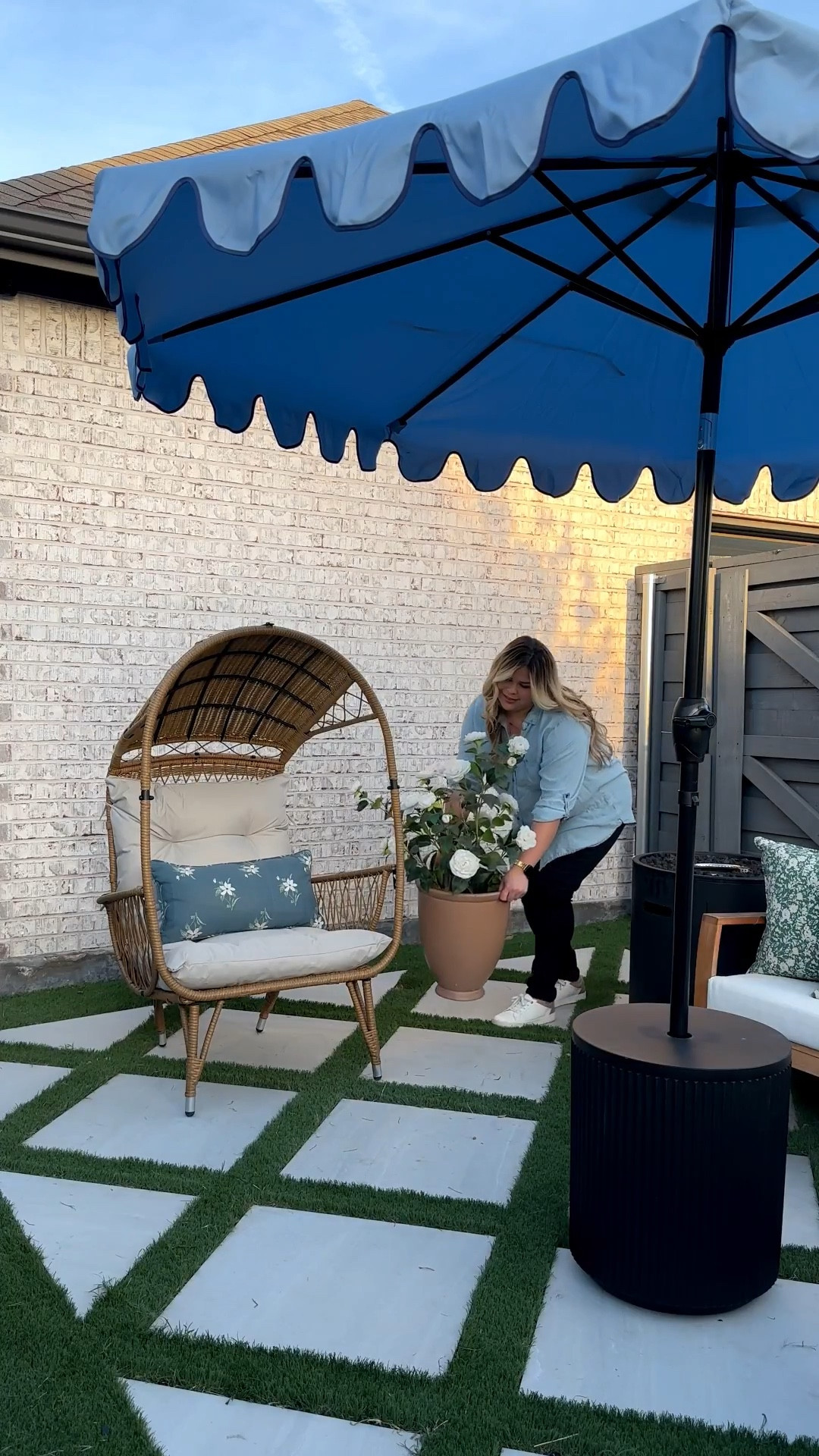 Wayfair has so many options for outdoor seating! I love this egg chair, it’s so comfortable. I also love how sturdy the umbrella stand is! #ad #wayfairpartner #outdoor #wishyouwerehere #wayfair @Wayfair 

#LTKSaleAlert #LTKHome #LTKMothersDay