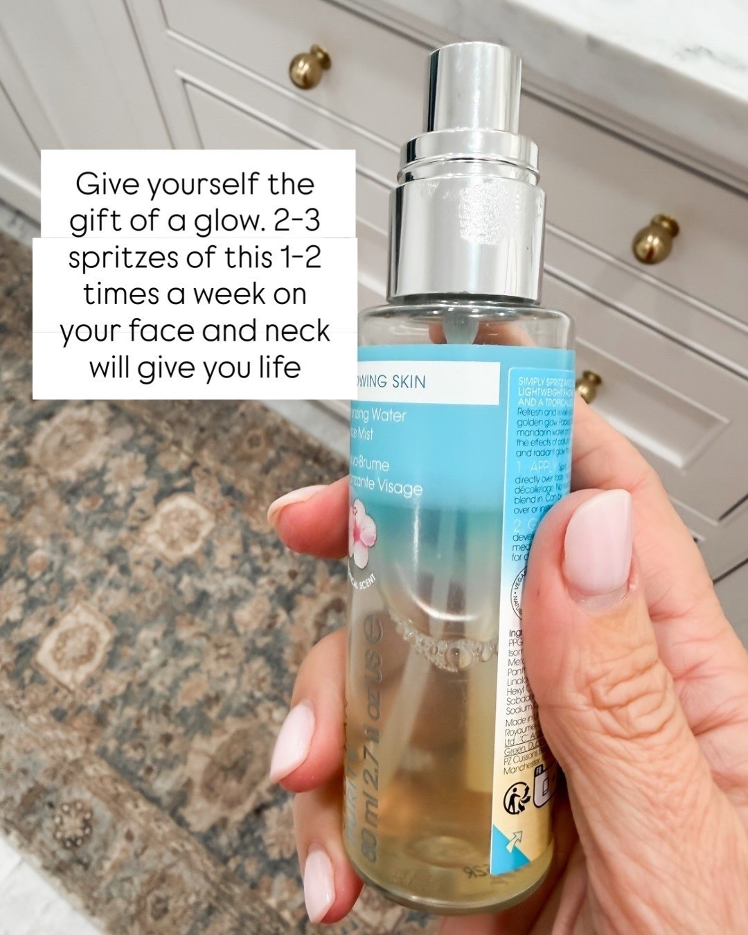 Bringing life back to my face! I spray on my face neck and décolletage 

#LTKBeauty #LTKFindsUnder50