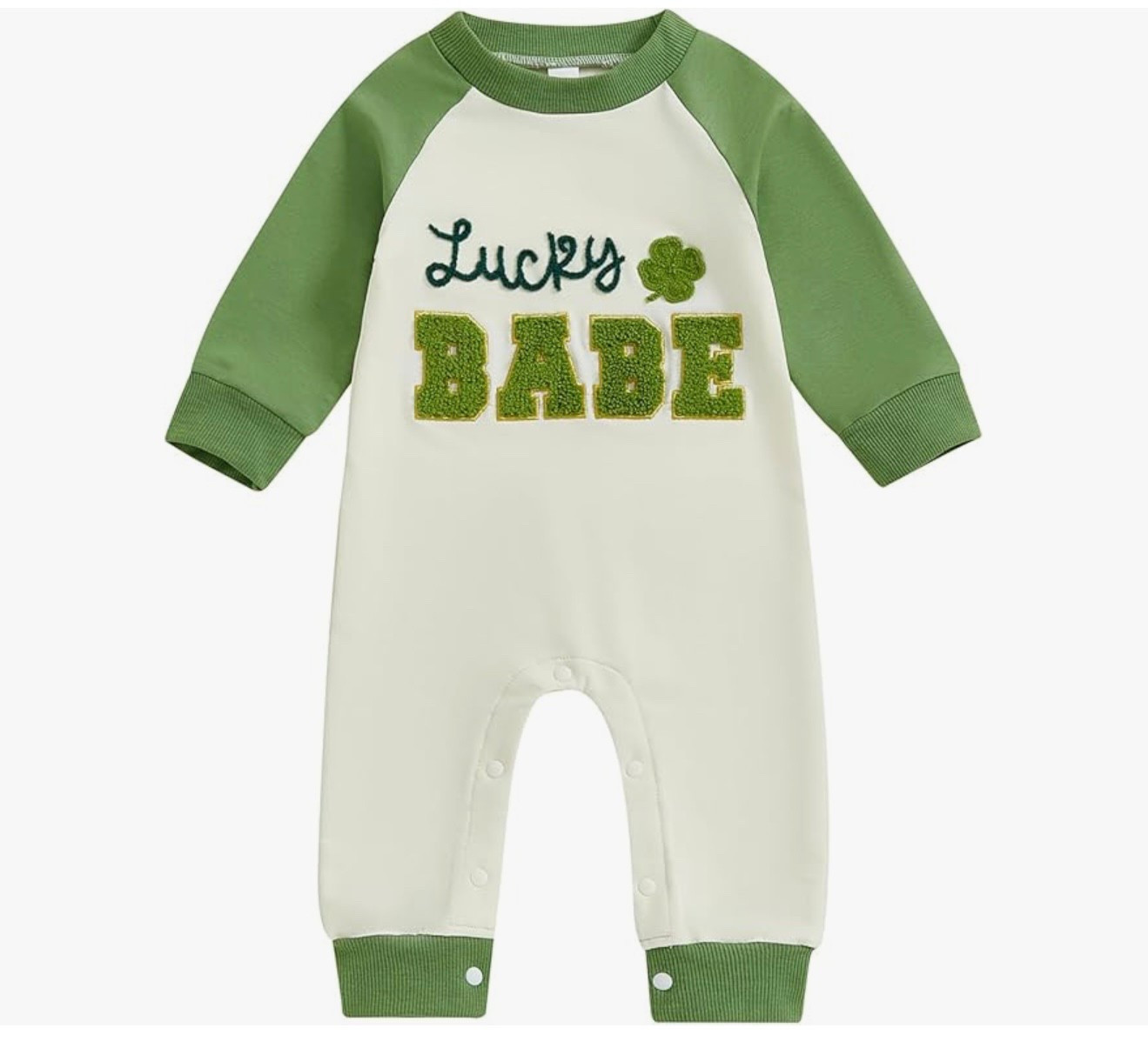 St.Patrick’s Day Baby Outfit 
Lucky Babe Shamrock 

#LTKBaby #LTKKids