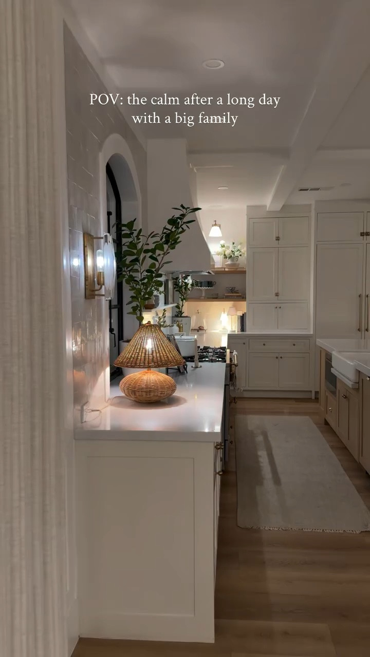 Also paint details because I get asked this daily…
 
• Cabinets: Benjamin Moore Natural Cream at 25% tint (a much lighter version of the original color)

• Walls + Ceilings: Benjamin Moore Chantilly Lace 

#LTKSaleAlert #LTKSeasonal #LTKHome