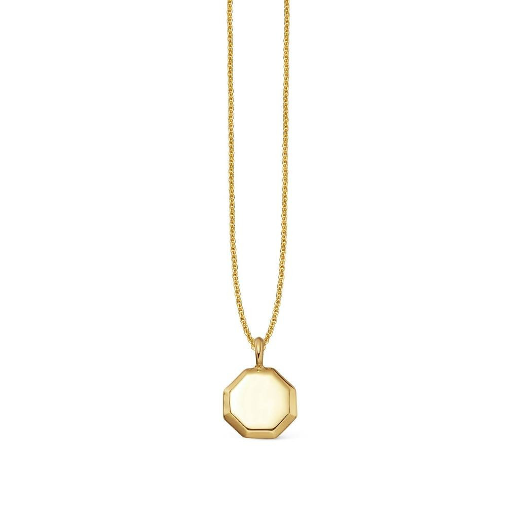 Gold Short Mini Octagon Necklace | Missoma