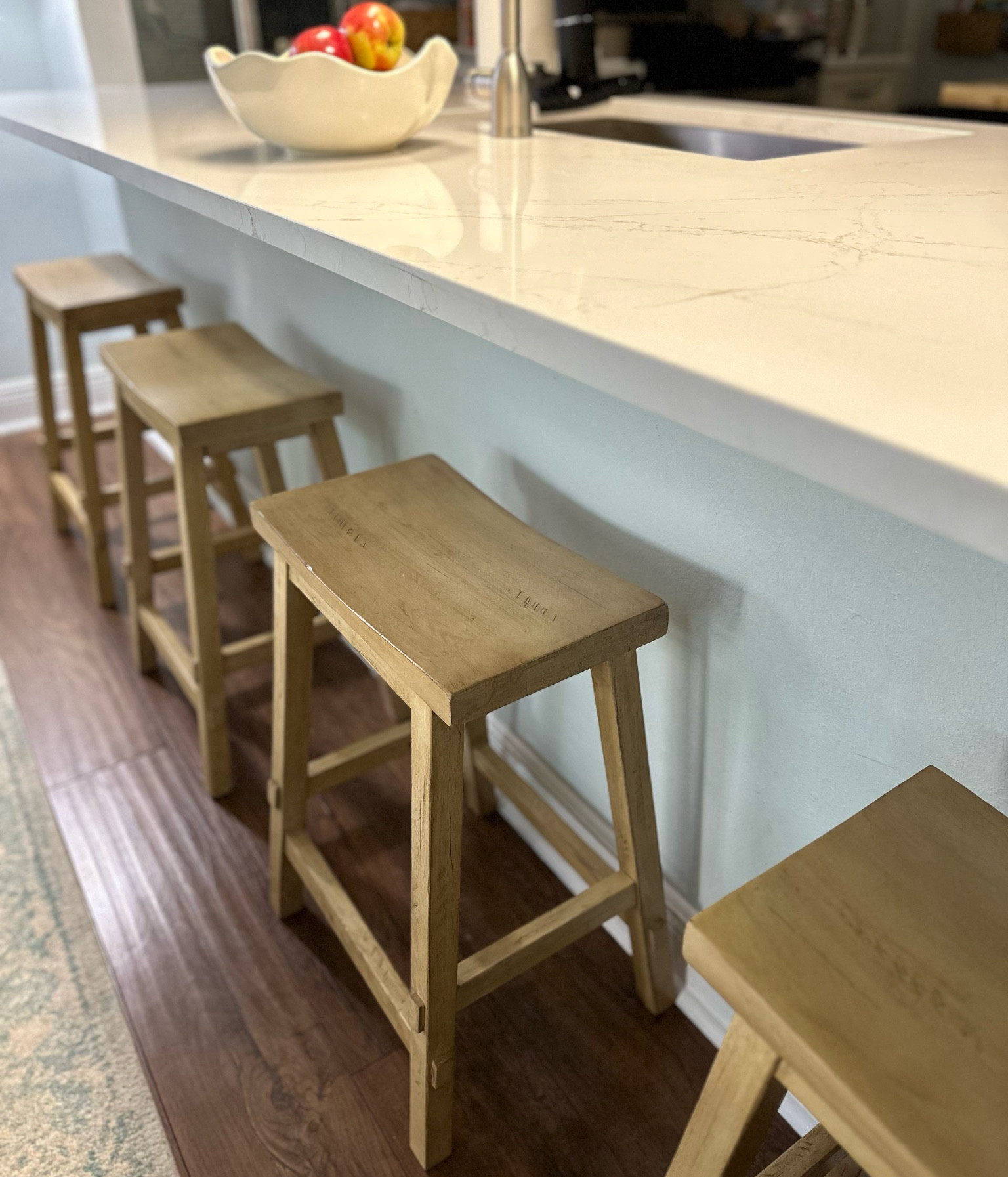 These counter height stools are functional, space-saving and they look great too! #stools #furniture #naturalwood #naturallook #targetfinds 

#LTKFindsUnder50 #LTKHome #LTKSaleAlert