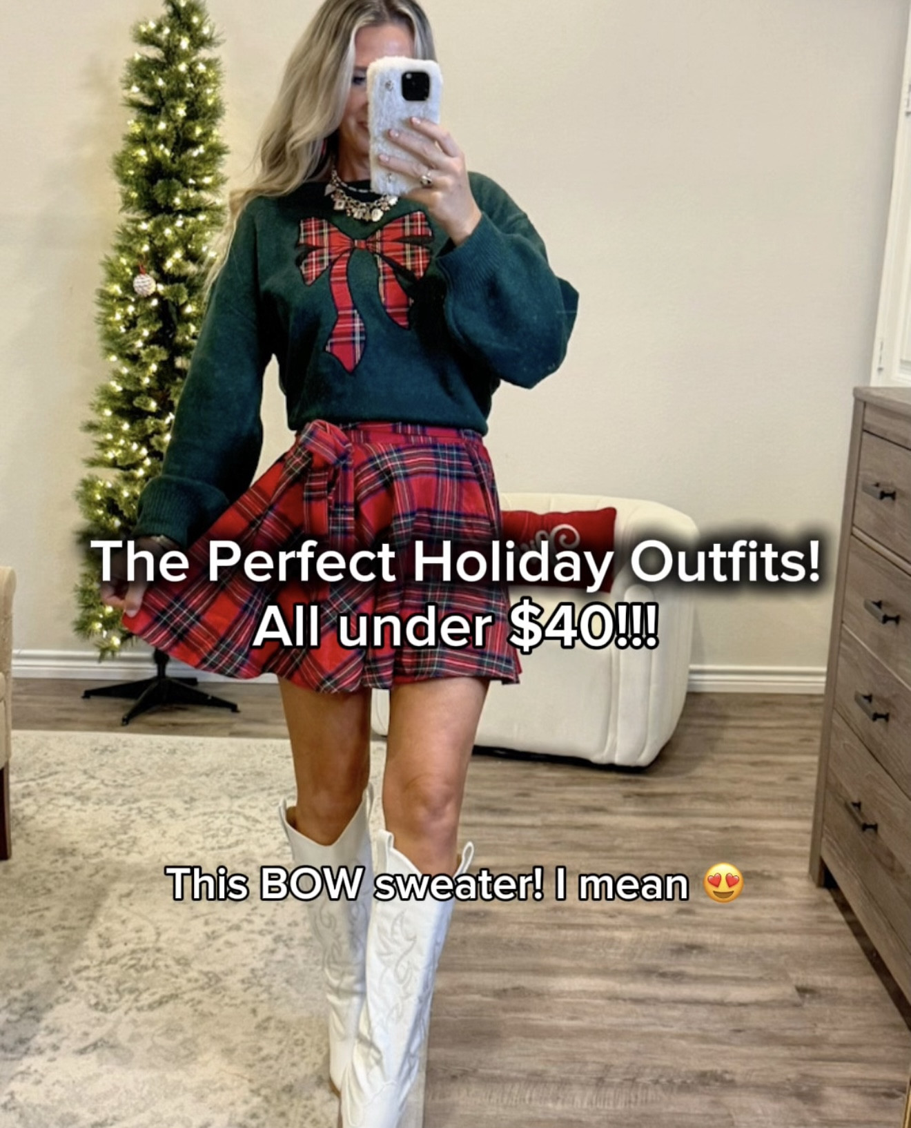 PLUS I've got a great PRICE for you guys! Use CODE HollyFinds15 for 15% off on orders $65+ OR 20% off on orders $109+ from @cupshe

.
.
.
.
.
The cutest Christmas outfits, part 1! This haul was too good… I had to split it into two videos because there were THAT many favorites! Christmas outfits, Christmas party outfits, what o wear Christmas party, church Christmas outfit, holiday outfit, holiday party outfits, cute casual Christmas outfit 

#LTKFindsUnder50 #LTKSeasonal #LTKHoliday