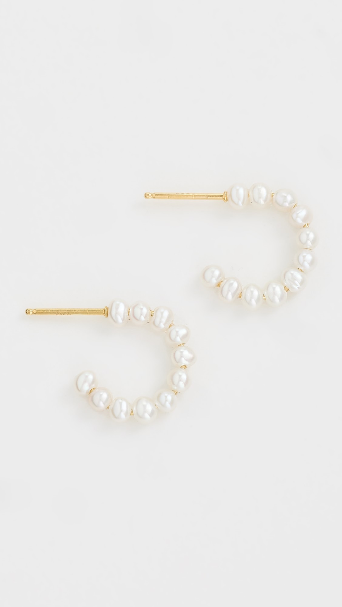 Holly Pearl Hoops | Shopbop