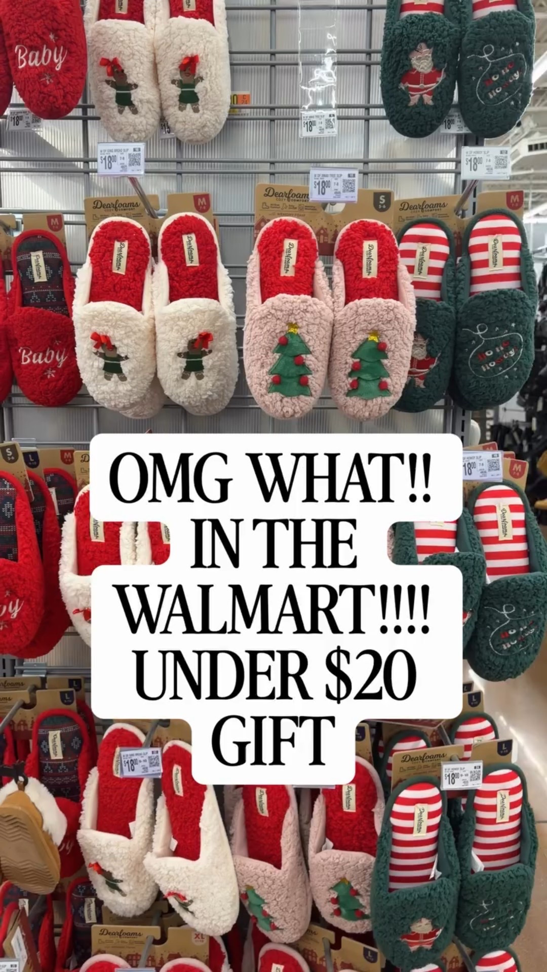 🤠🎅🏽 type ✨ WALMART ✨& i will DM you all the info (FYI you have to be fllowing or the message won’t send) okay this one is too cute! adorable cowboy santa slippers from walmart under $20 and SO beyond comfy. there are 4 other patterns too 👀 i made this little gift filler using wrapping paper i already had (so easy), added the slippers, and called it done. photo ornament is optional, and any basket works, use  one you already have or grab one from the thrift store. such  a fun, cozy walmart gift idea you’ll actually love giving 🤍