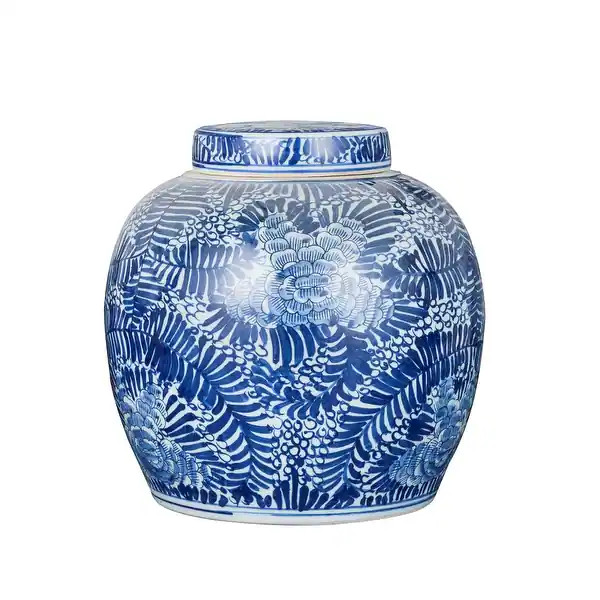 Handmade Blooming Flowers Ancestor Decorative Jar | Bed Bath & Beyond