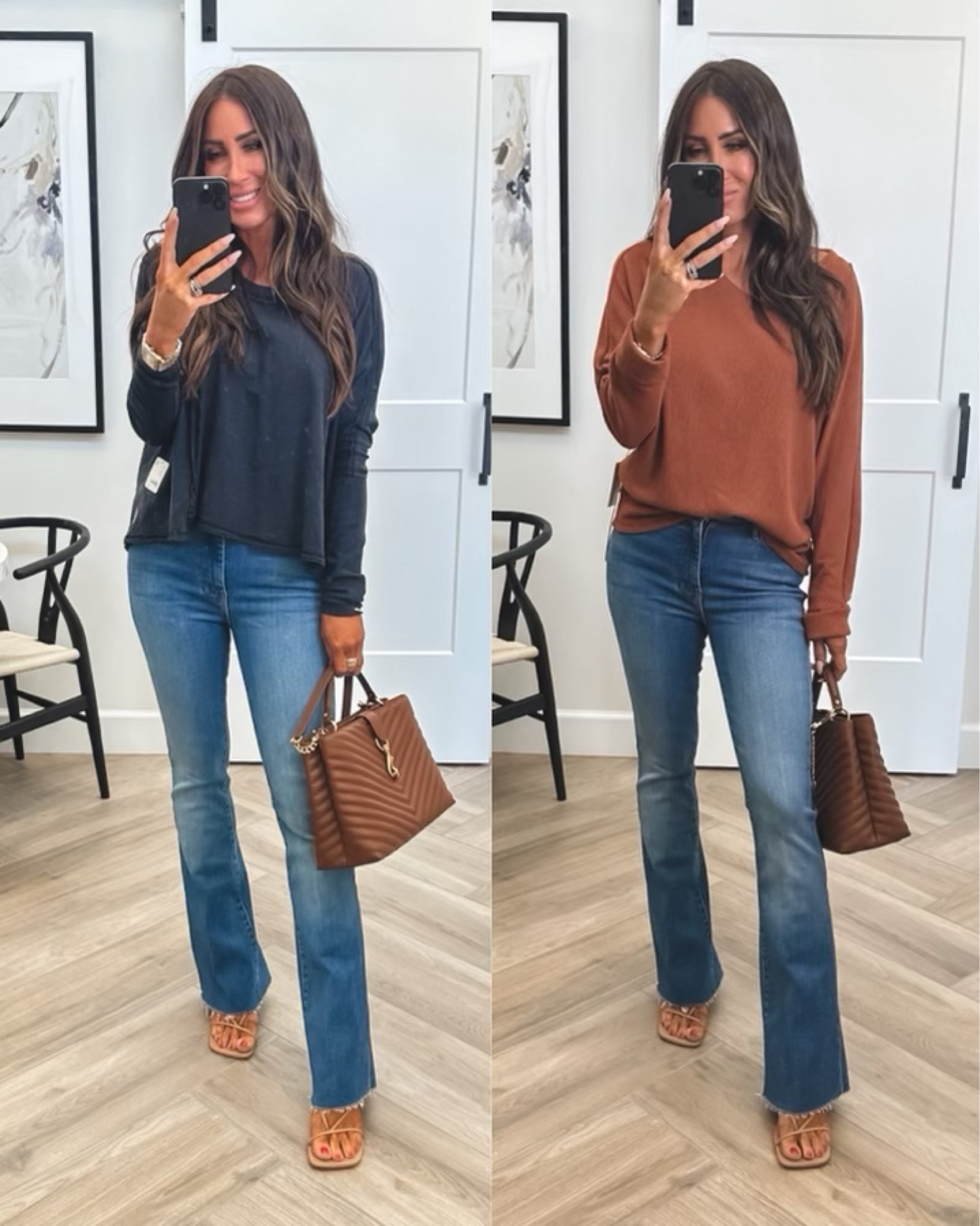 Jeans tts sz 26
Free people black tee sz small 
Rust sweater sz med
#ltkfind

#LTKstyletip #LTKSeasonal #LTKxNSale