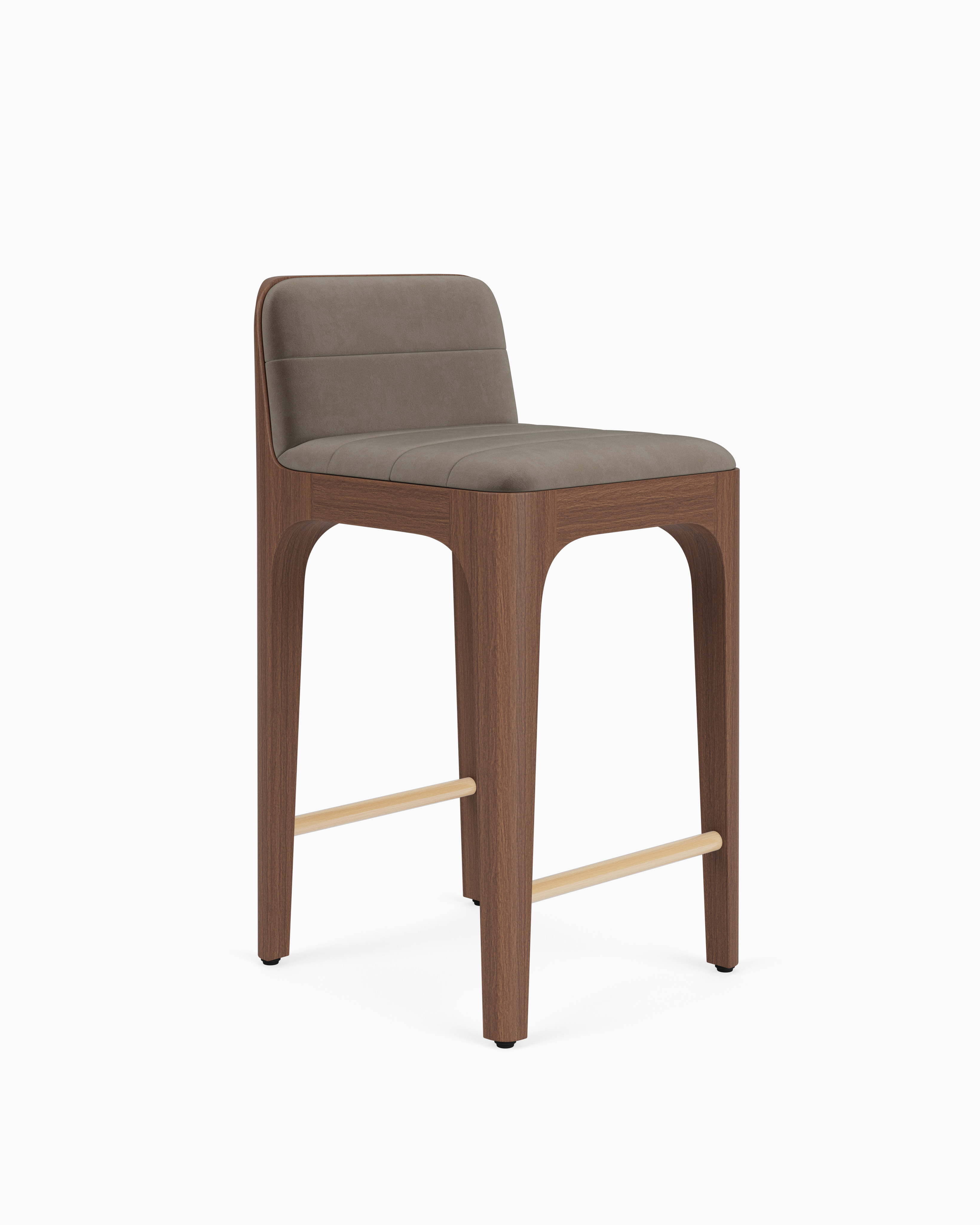 Canyon Counter Stool | Modern Counter Stools in Leather or Velvet | Denver Modern