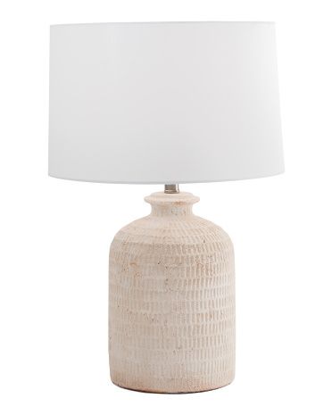 Terracotta Bottle Lamp | TJ Maxx