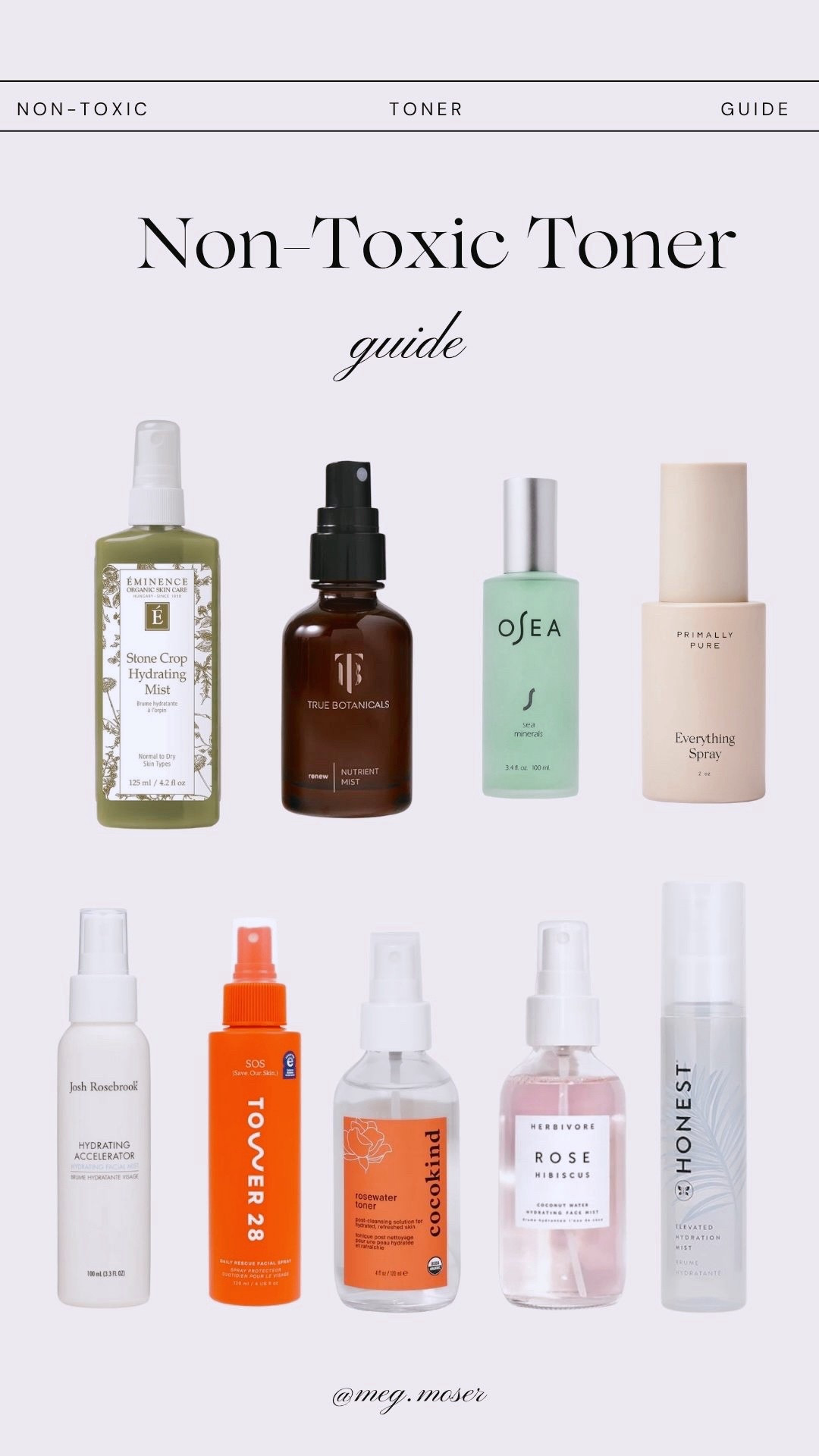 Balance, hydrate, and refresh — naturally. These are the best non-toxic toners and hydrating mists for every skin type. Whether you're dealing with dryness, acne, or just want a clean beauty swap, this guide has you covered!