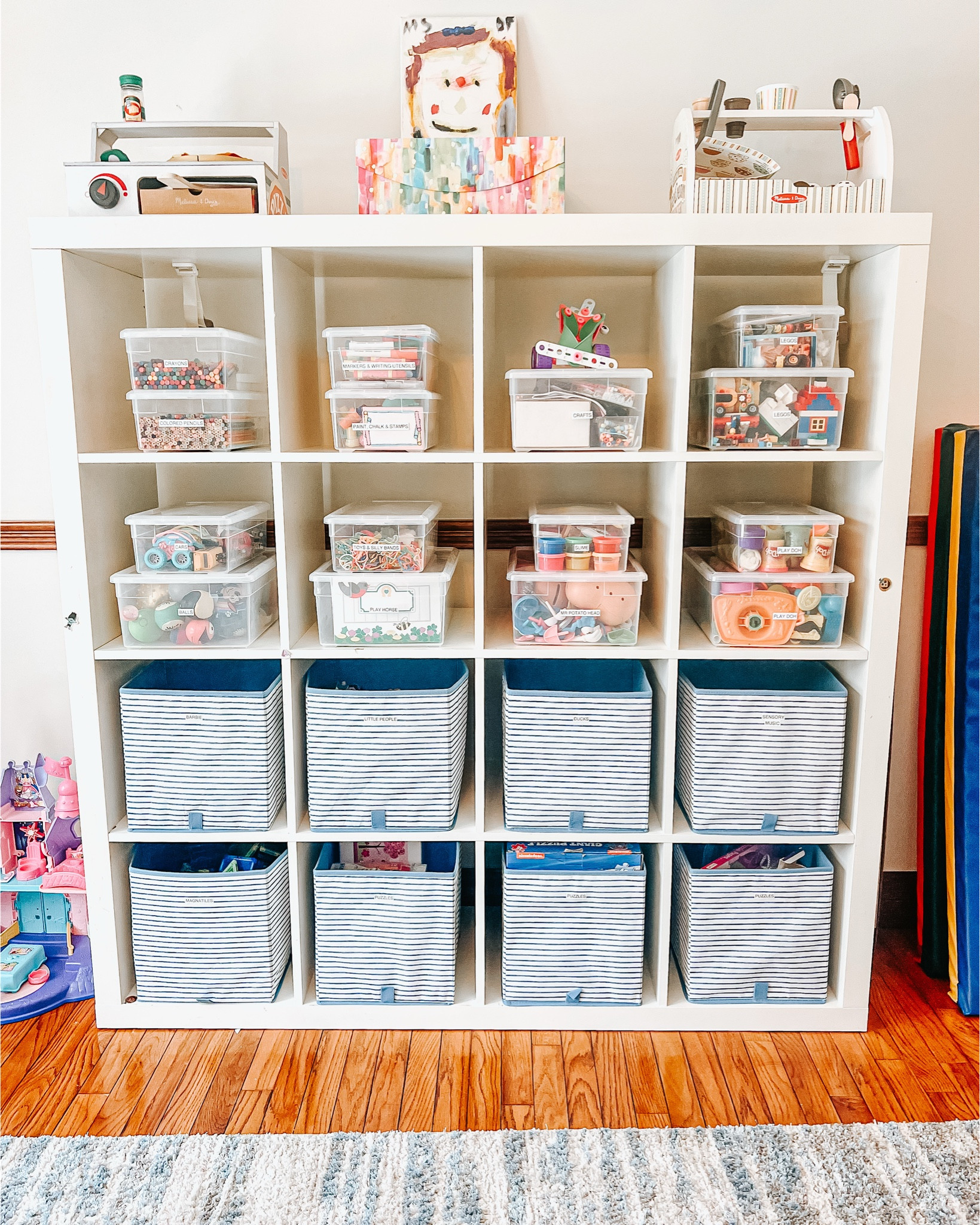 You don’t always need more space, you just need the right system 🧩. Once everything has a home, kids will use their space more, enjoy their toys & books more thoroughly and start putting things back where they found them!

#LTKBaby #LTKHome #LTKFamily