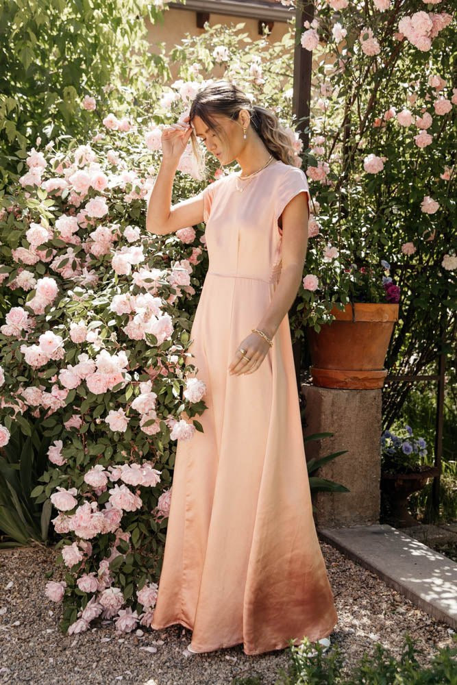 Lucille Maxi Dress in Rose - böhme | Böhme US