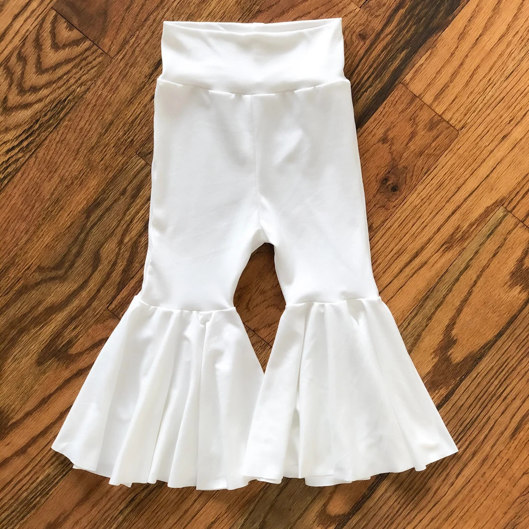 White Bell Bottoms / Bells / Belles / Spring Girls Flares - Etsy | Etsy (US)