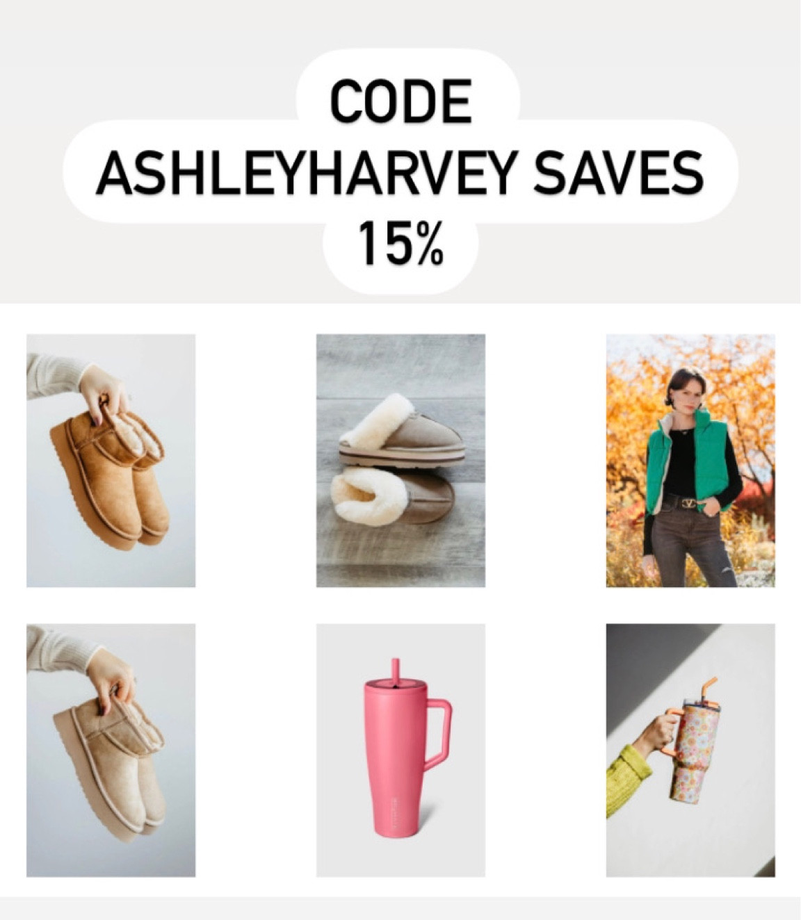 Puffer vests, slipper booties, handle tumblers

#LTKshoecrush #LTKCyberWeek #LTKGiftGuide