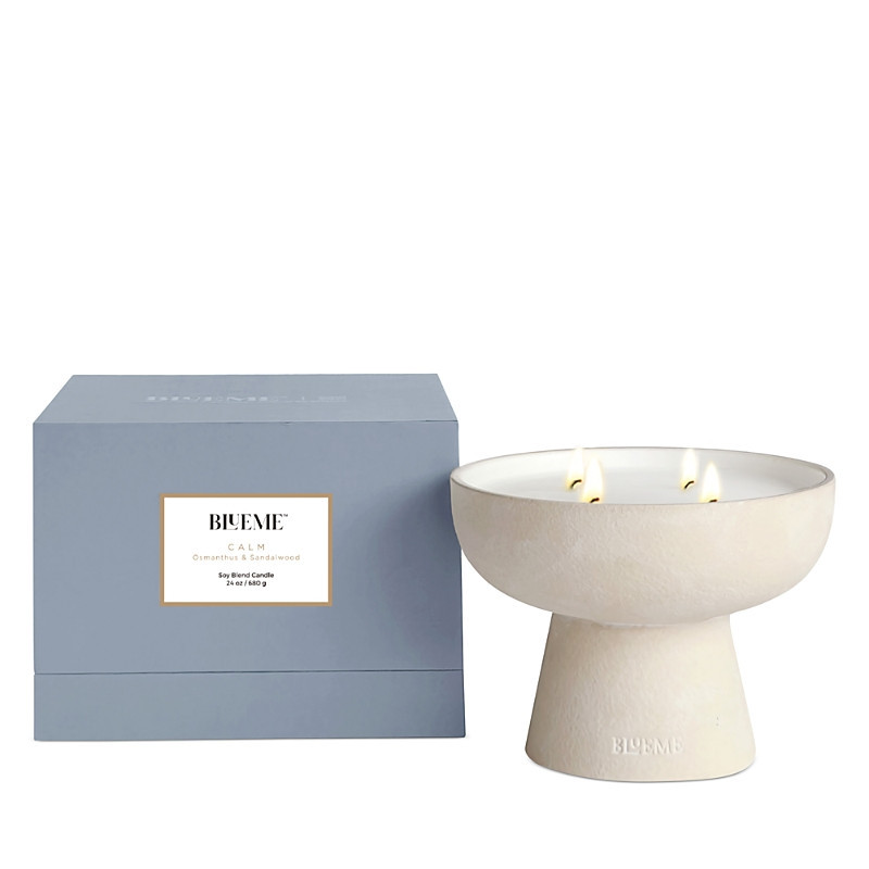 Blueme Calm Osmanthus & Sandalwood Soy Blend Candle 24 oz. | Bloomingdale's (US)