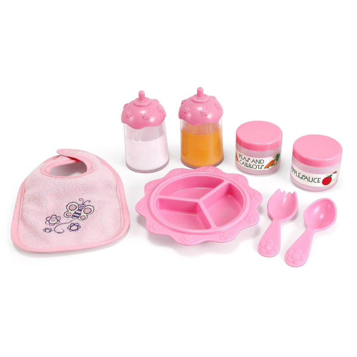 Melissa & Doug Mine to Love Time to Eat Doll 8 pc Accessories Feeding Set | Target