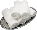 Click for more info about Bathroom Hand Towel Set - Vanity Tray & (6) 12x12 Hotel wash Cloths - Powder Room Towels - Guest ...