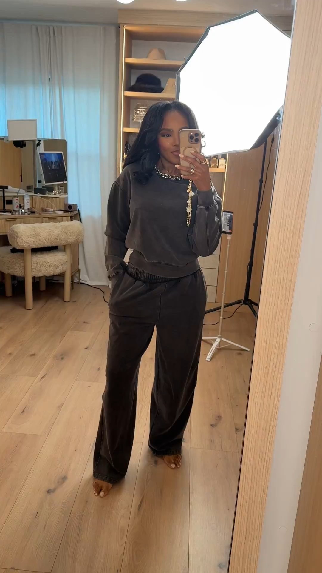 Cozy but elevated — this @Walmart lounge set is the perfect blend of softness, comfort, and effortless off-duty style. The relaxed wide-leg fit and washed charcoal tone make it look way more luxe than the price point, while still feeling like something you want to live in all day.

Perfect for travel days, school drop-offs, weekend errands, and cozy at-home lounging.

📏 Sizing:
Set (Small)

📏 Measurements:
5’4” • 138 lbs • 34D • 27” waist • 40” hips

Elevated loungewear, wide-leg lounge pants, cozy matching set, Walmart fashion finds, off-duty chic outfits, comfortable everyday style.

✨ Everything linked below for easy shopping

Follow me on Instagram and YouTube @kirasfashionfinds

#LTKHoliday #LTKootd #LTKPetite